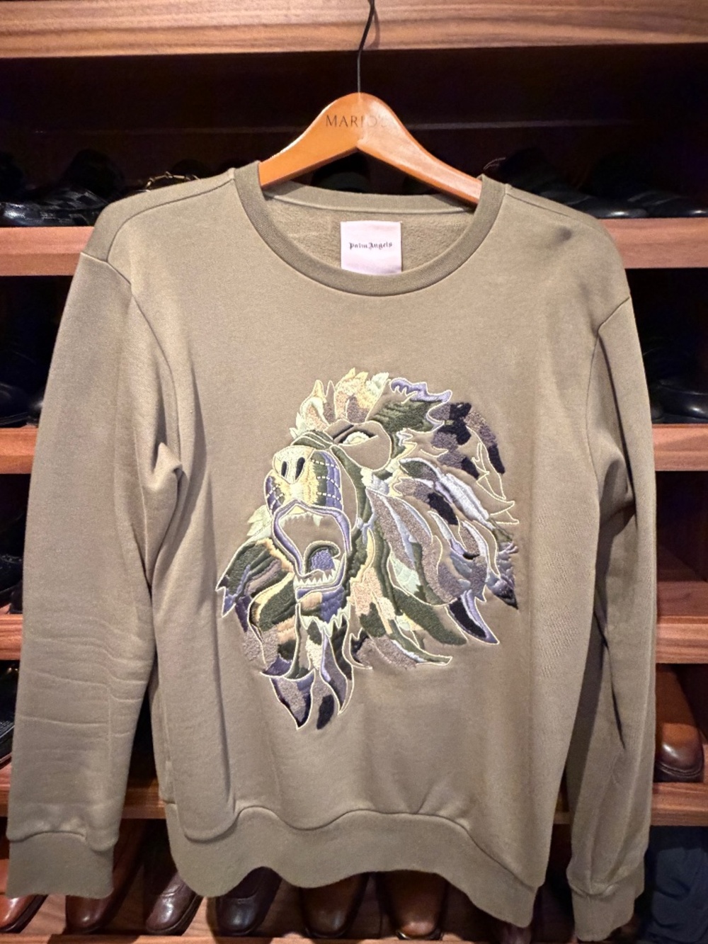 PALM ANGELS LION HEAD SWEAT SHIRT
